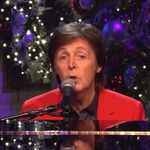 Paul McCartney performed "My Valentine" accompanied by Eagles' Joe Walsh. McCartney also performed "Wonderful Christmas Time" (which comes after the last sketch), and "Cut Me Some Slack" with the surviving members of Nirvana, which isn't available online right now.